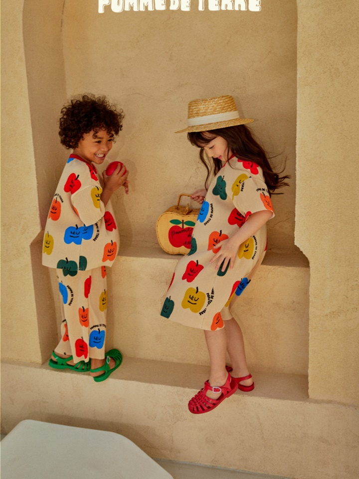 Apple Pleats One-Piece