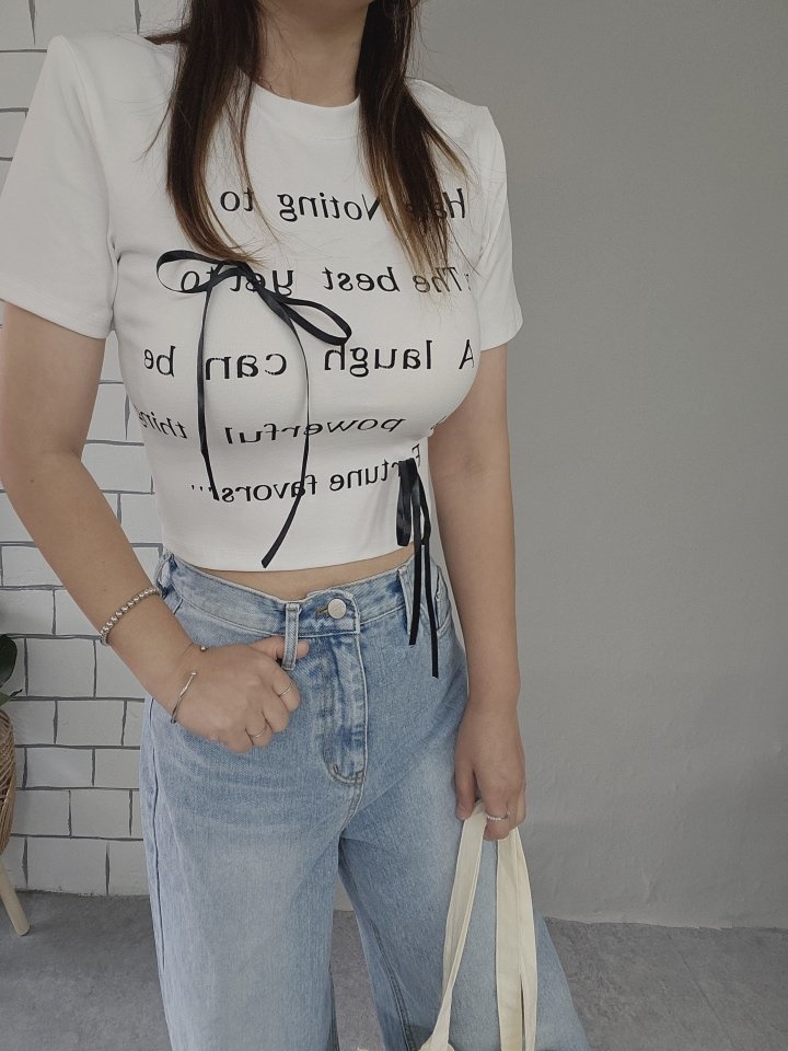 Vest Ribbon Tee