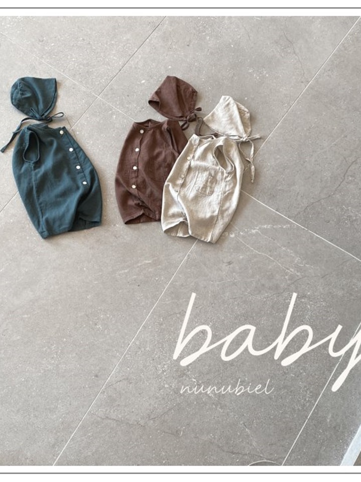 Mist Romper & Bonnet