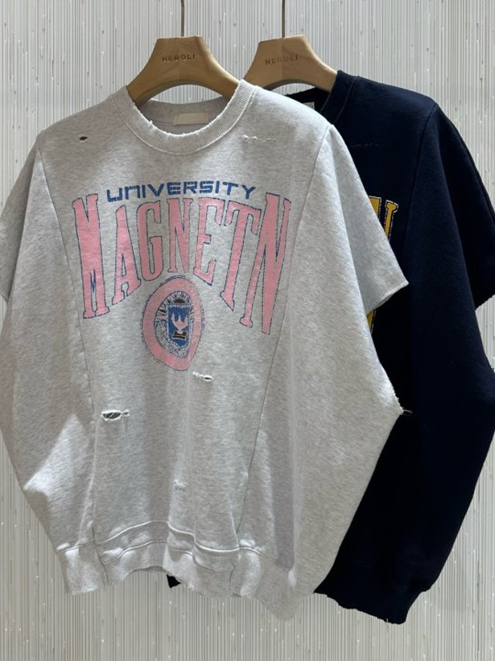 H Slit Washing Sweatshirt