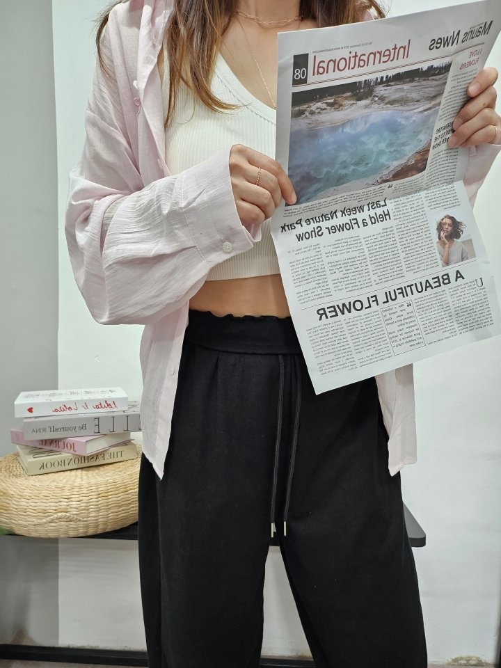 See Through Ribbon Shirt