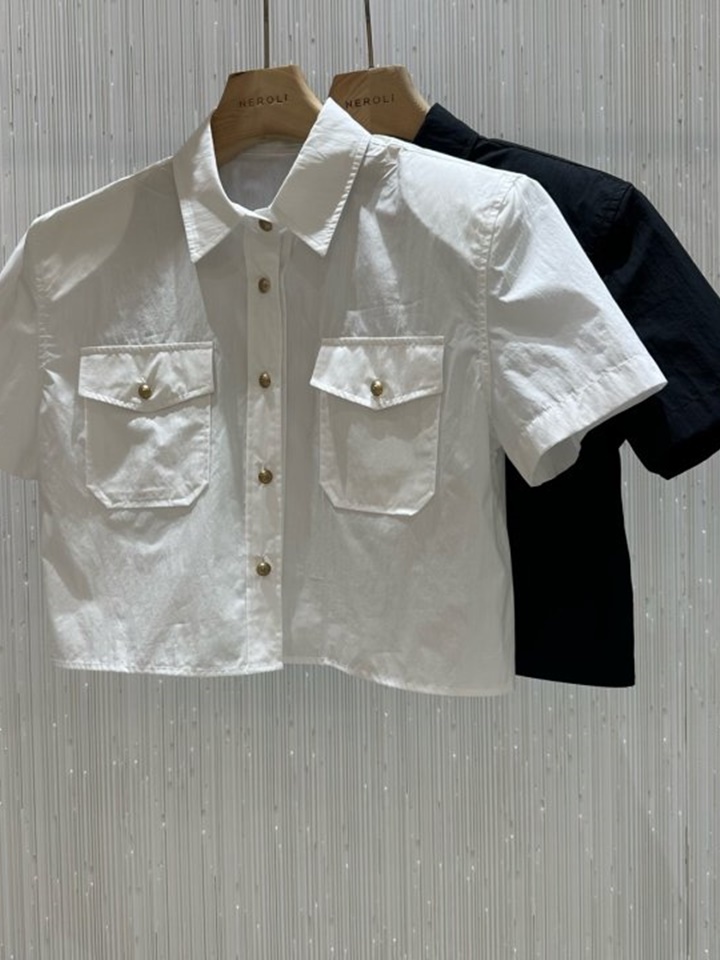 M Crop Shirt