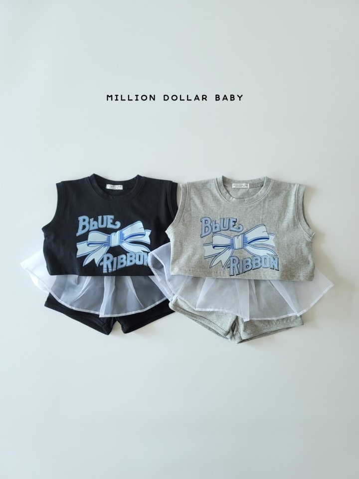 Blue Ribbon Top Bottom Set