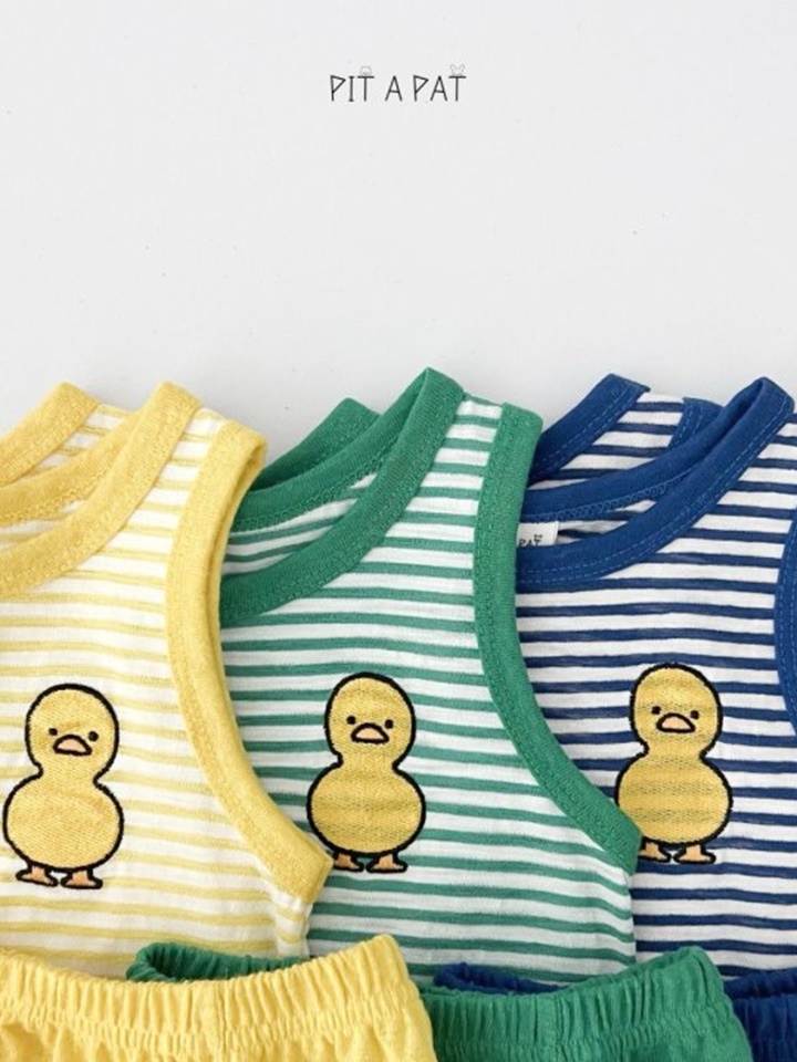 Baby Duck L Seleeveless Top Bottom Set
