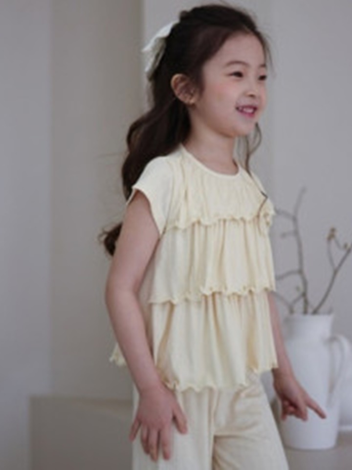 Summer 3 Layered Frill Top Bottom Set