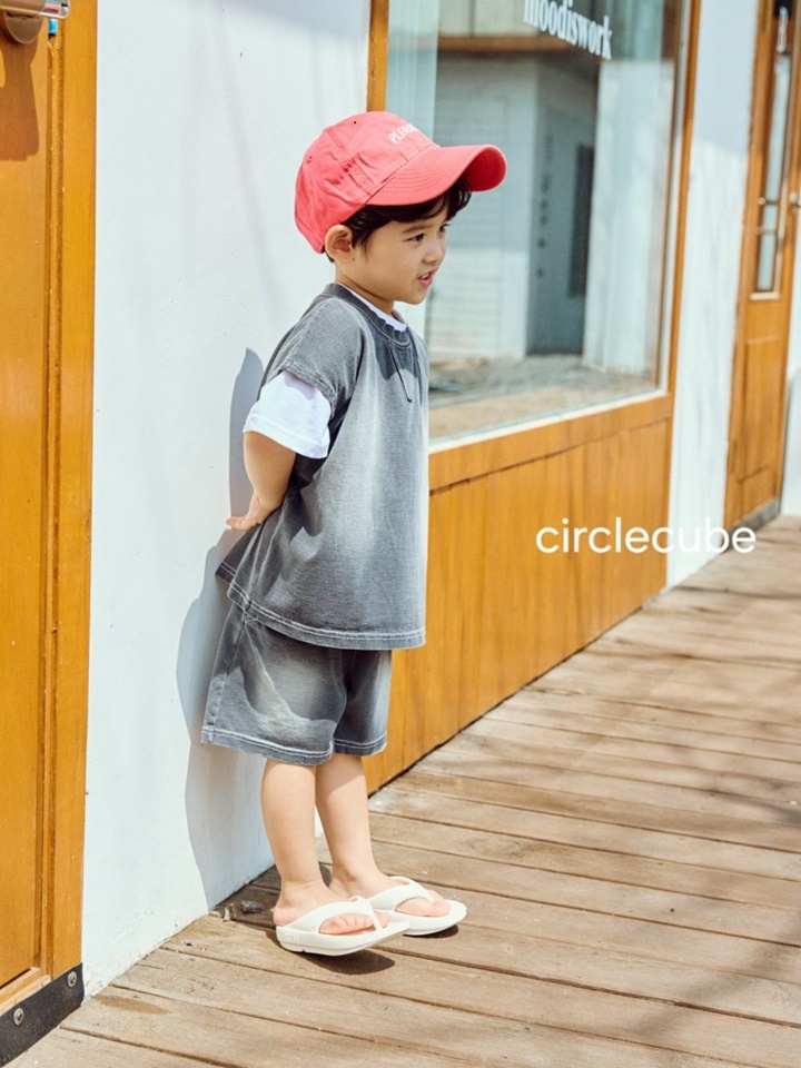 Indigo Sleeveless Tee