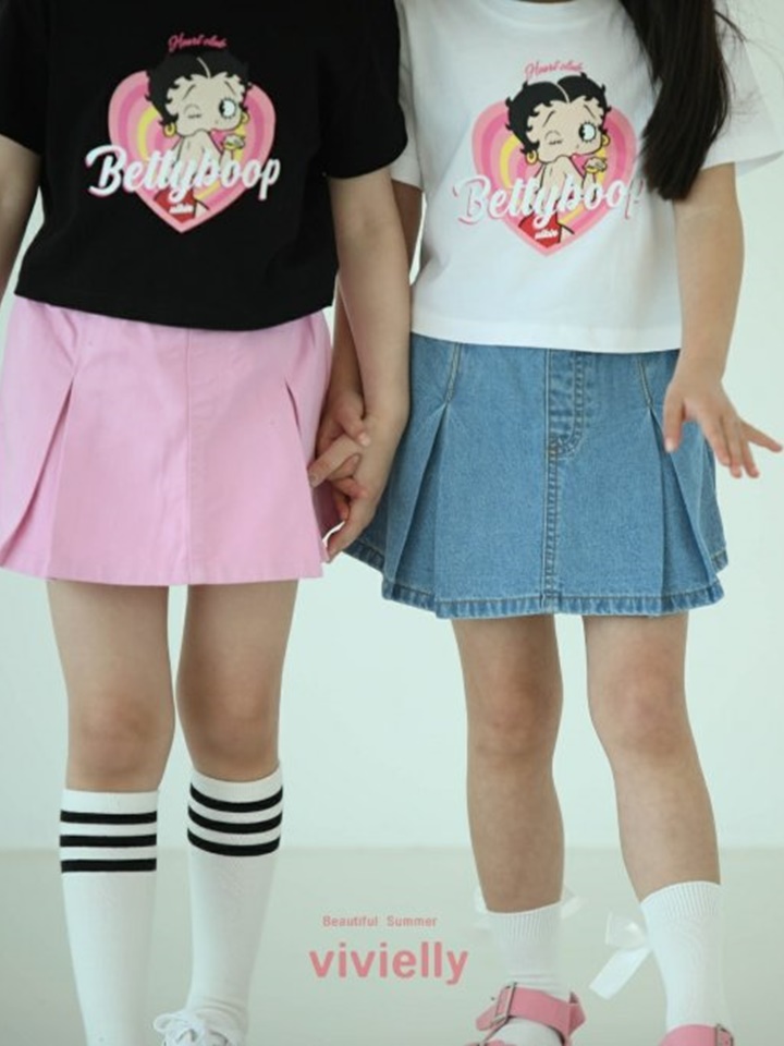Mari Denim Skirt Pants