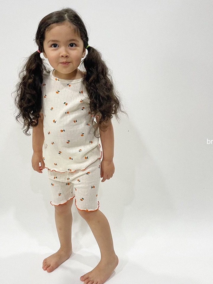 Tulip Frill Short Sleeve Top Bottom Set