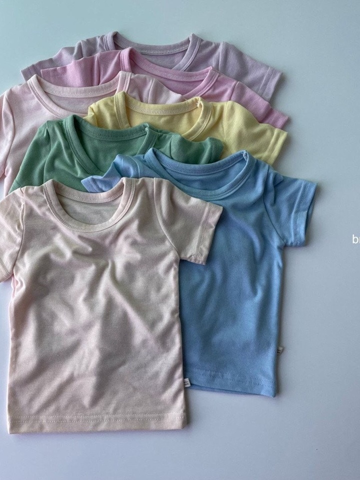 Soft Short Sleeve Top Bottom Set