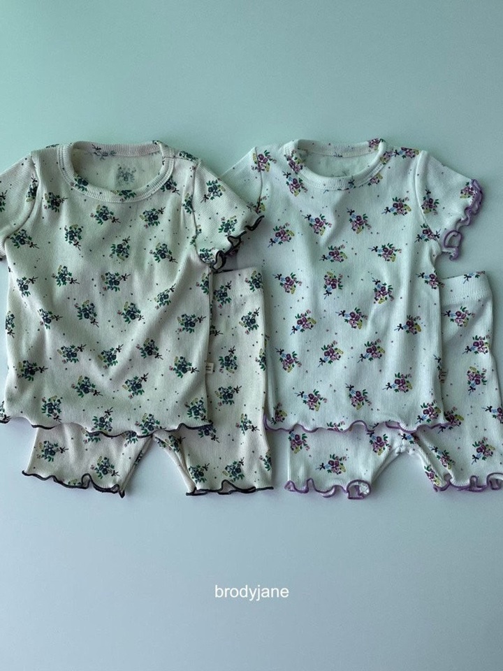 Bouquet Frill Top Bottom Set