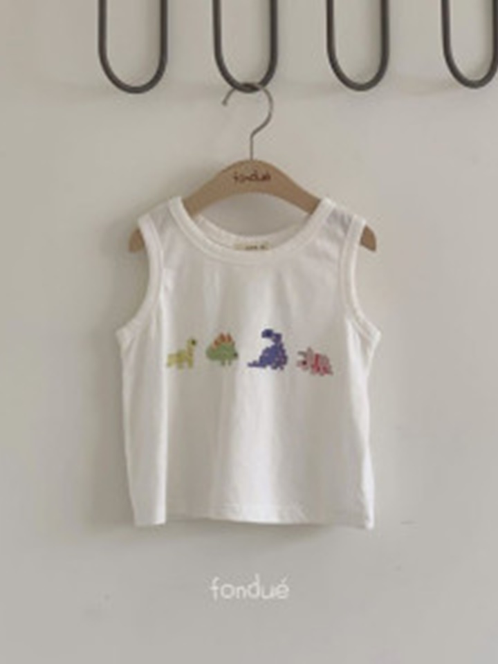 Pixel Dino Sleeveless Tee