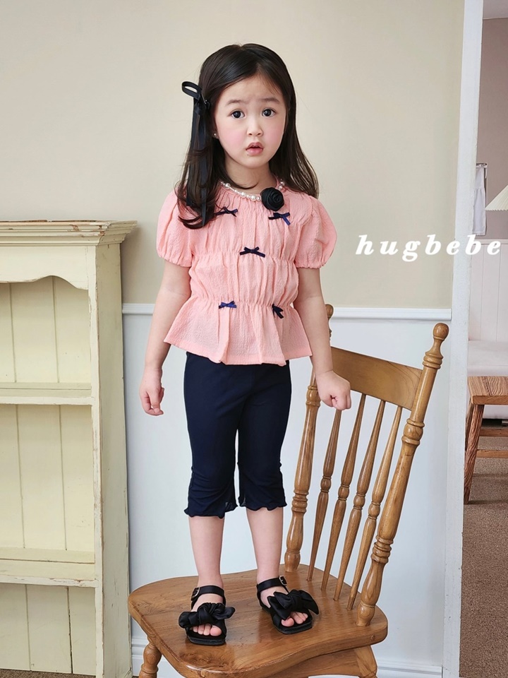 Mini Ribbon Puff Blouse