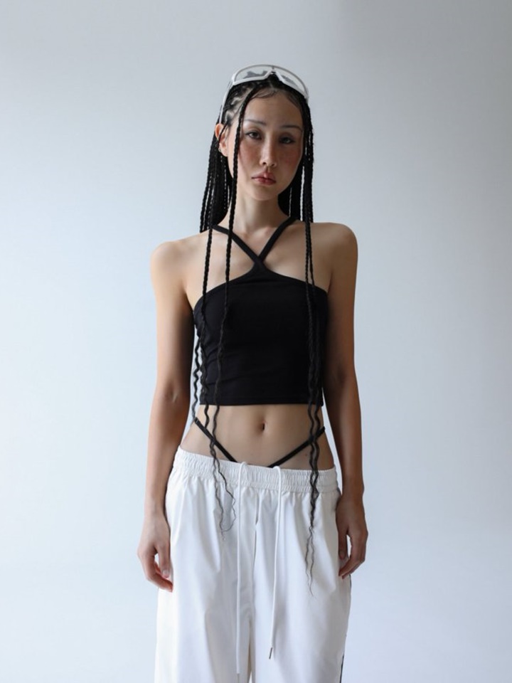 Cross Strap Detail Tank Top