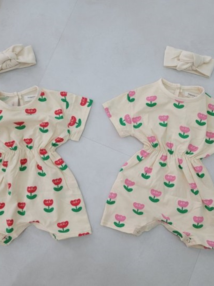 Tuplip Body Suit Hair Band Set