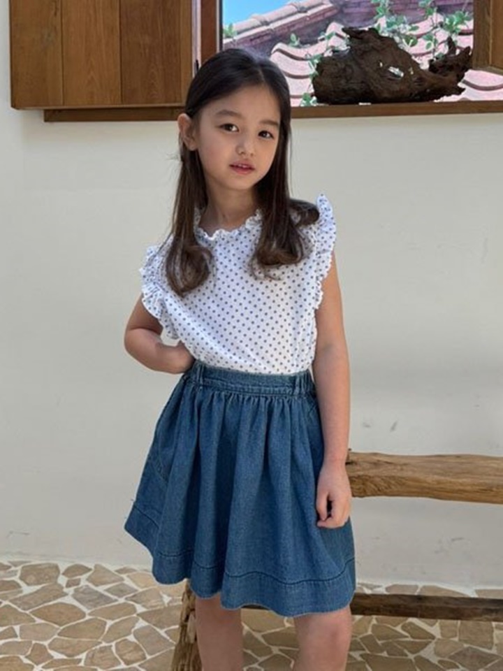 Dot Wing Blouse