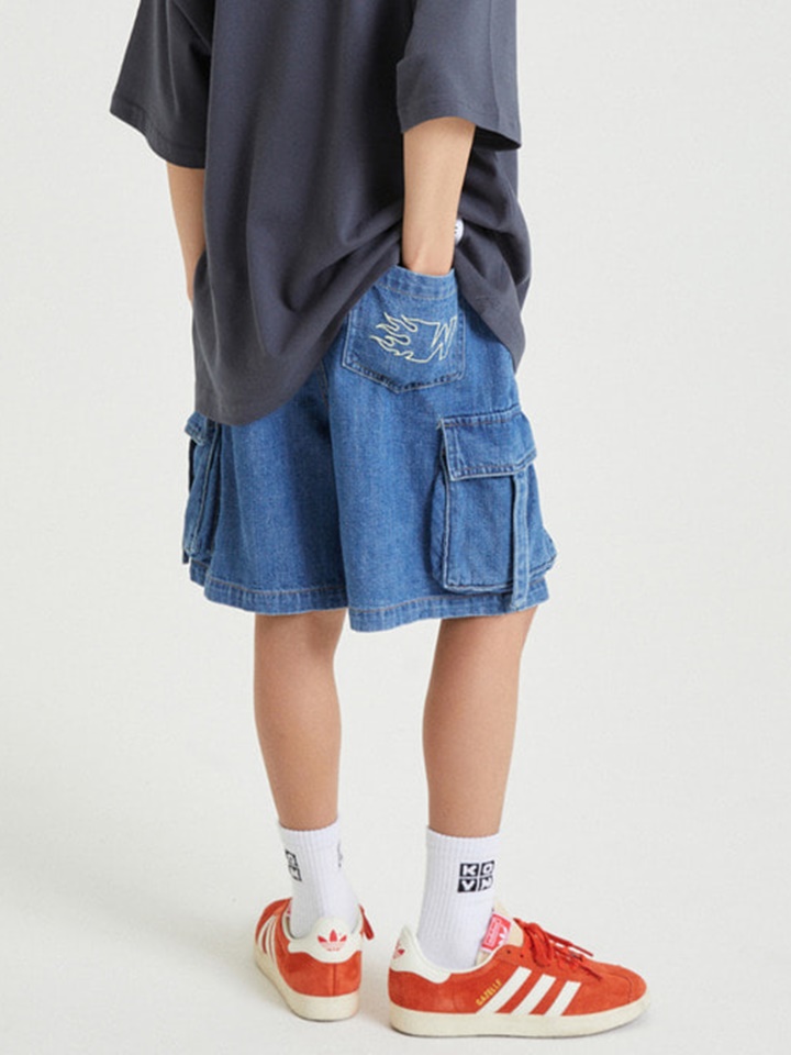 Summer Half Denim Pants