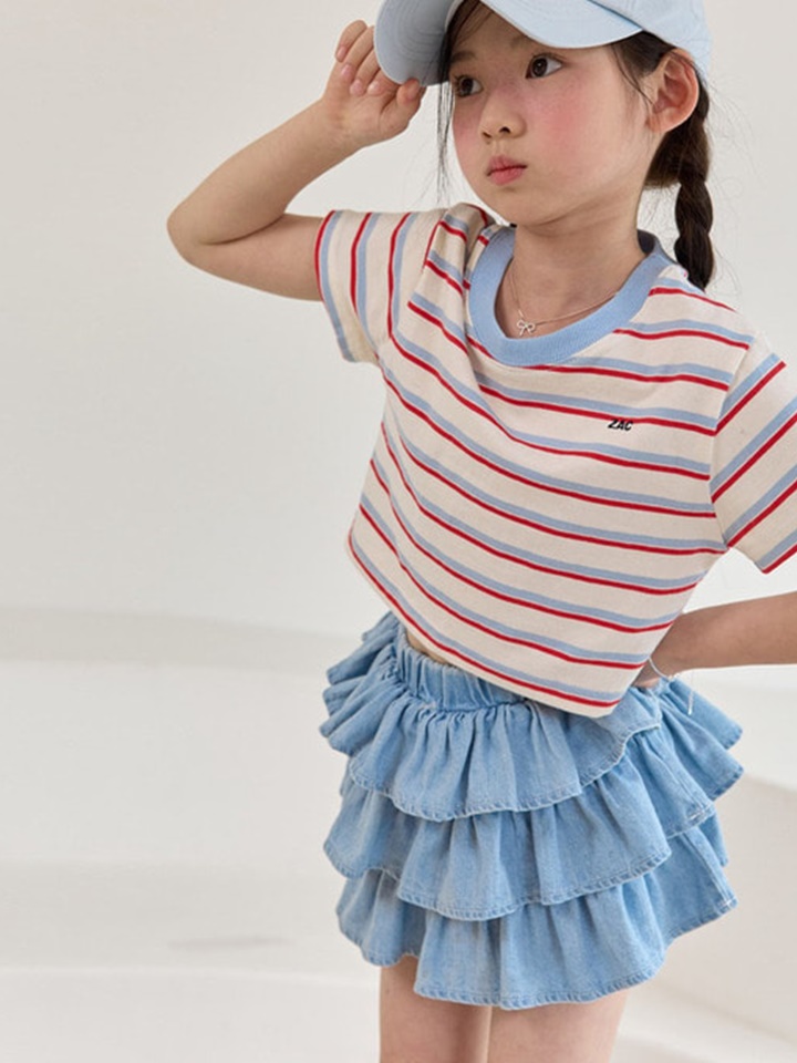 Denim Kan Kan Skirt