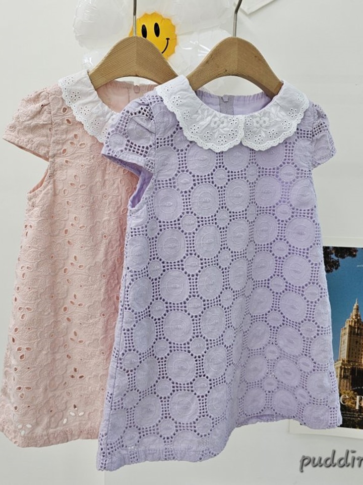 Washing Embroidery One-Piece