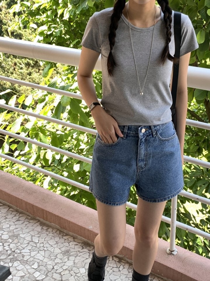 337 Mini Denim Shorts