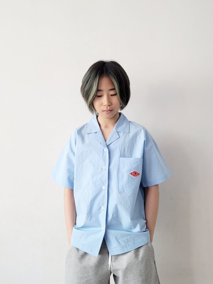Summer Open Collar Tee