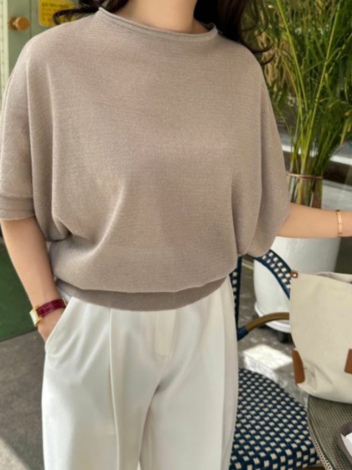 L Cape Short Sleeve Knit