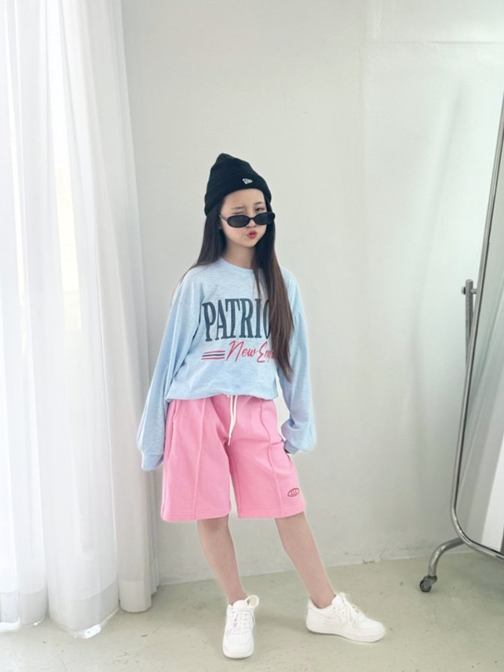 Summer Partiot Slub Banding Tee