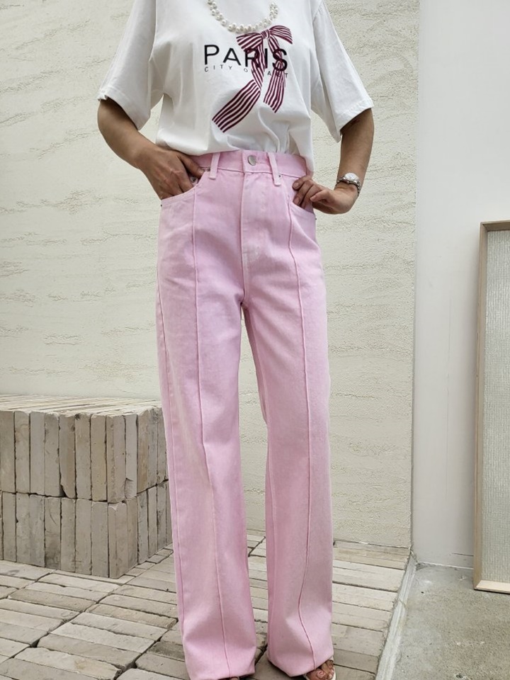 Dyeing Pintuck Pants
