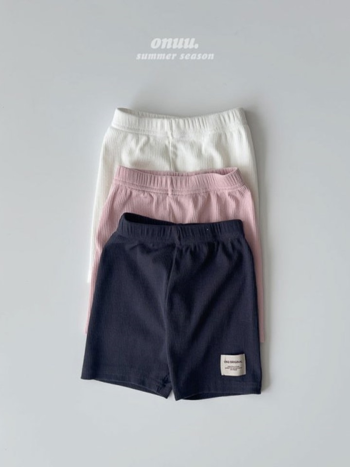 Label Rib Shorts