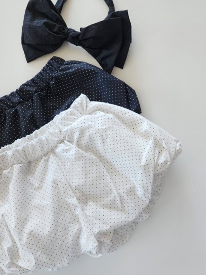 Small Dot Volume Pants