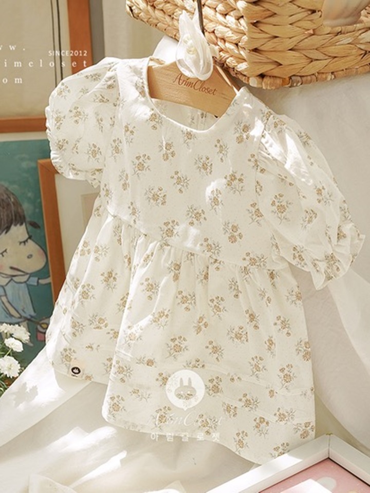 Lovely Pure Flower C Baby Blouse