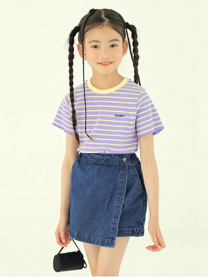 Denim Wrap Skirt