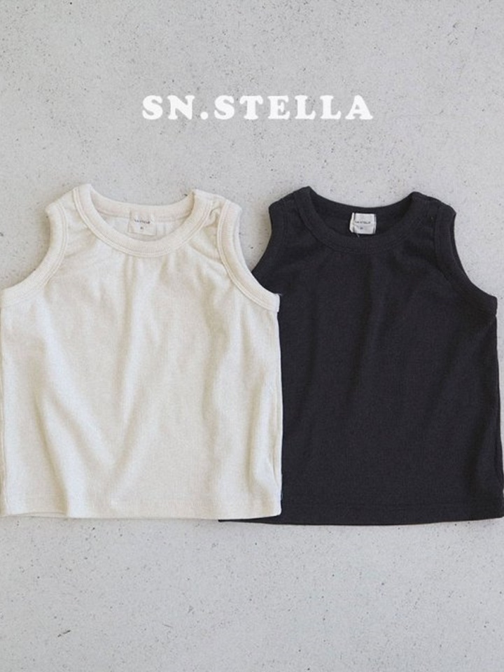 Gang Yeon Rib Sleeveless Tee