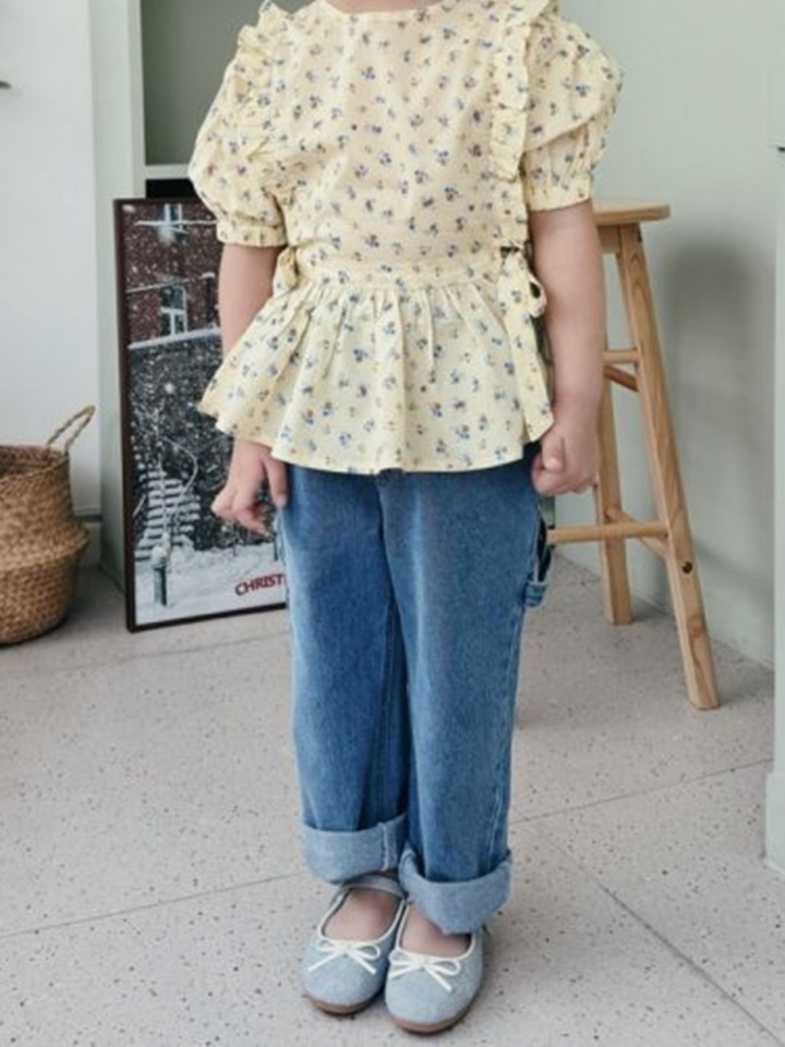 Pocket Denim Pants