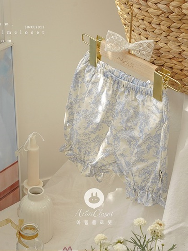 Romantic Blue Primium Alice Baby Bloomers