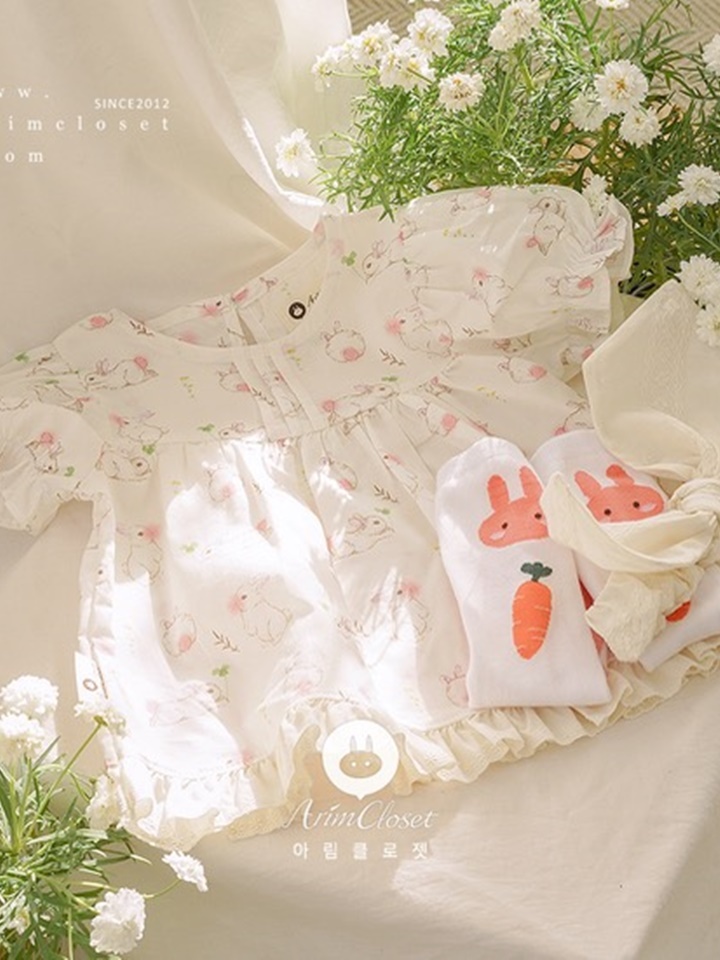 Lovely Pure Bunny C Baby Lace Point Blouse