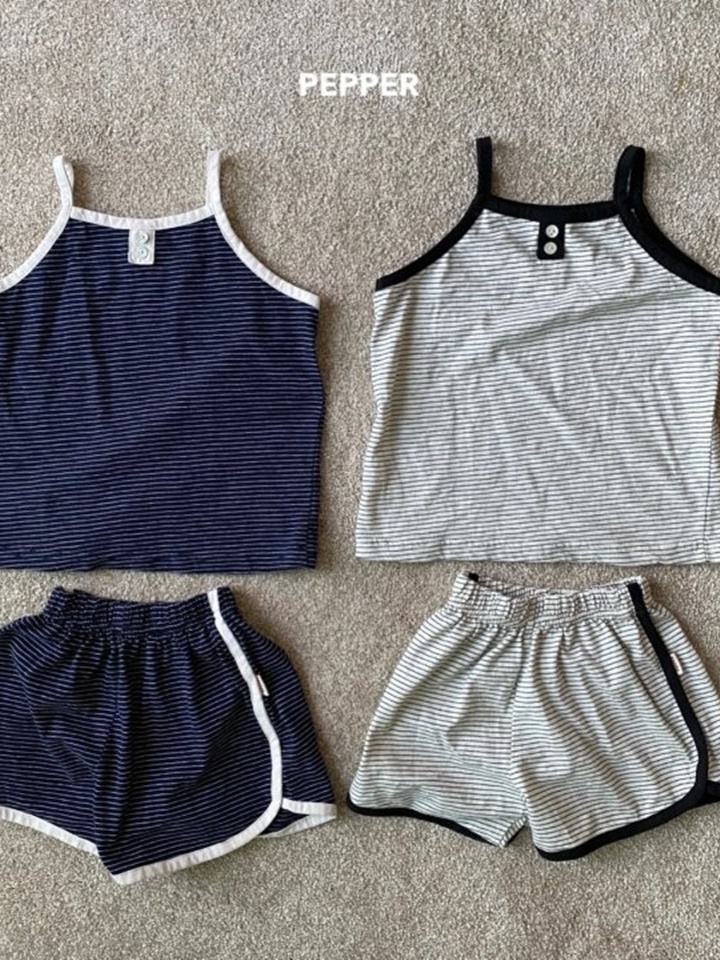 ST Sleeveless Top Bottom Set