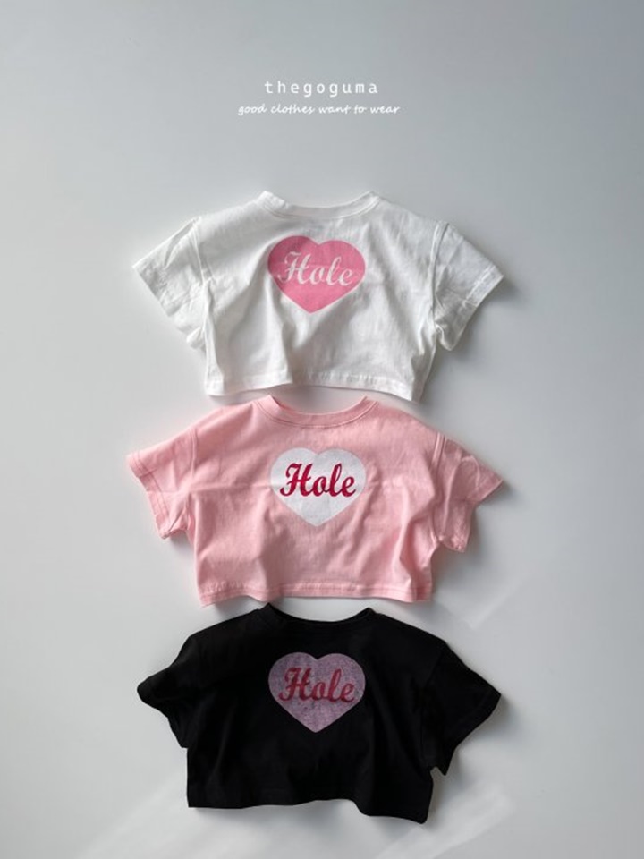 Cute Heart Crop Tee