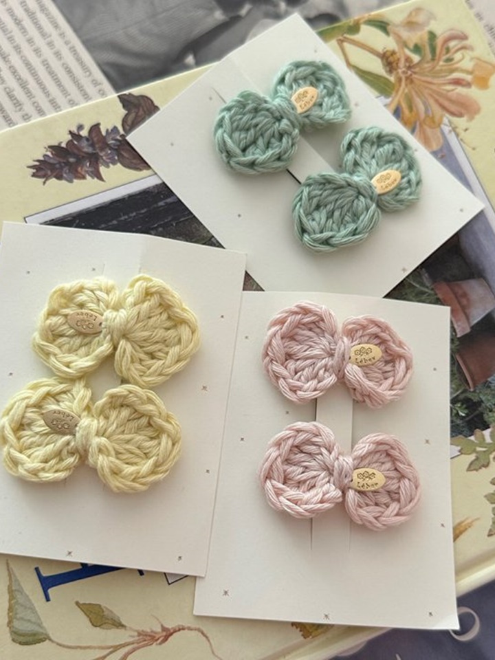 Knit Ribbon PinSet