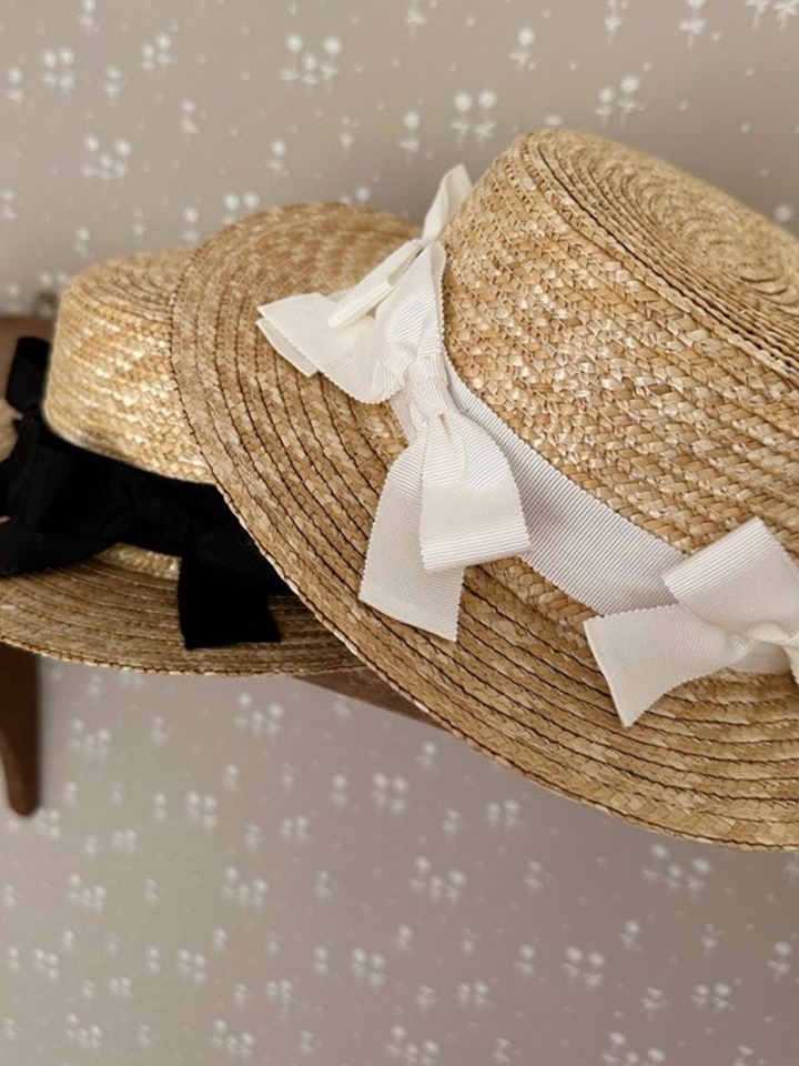 Ribbon Straw Hat