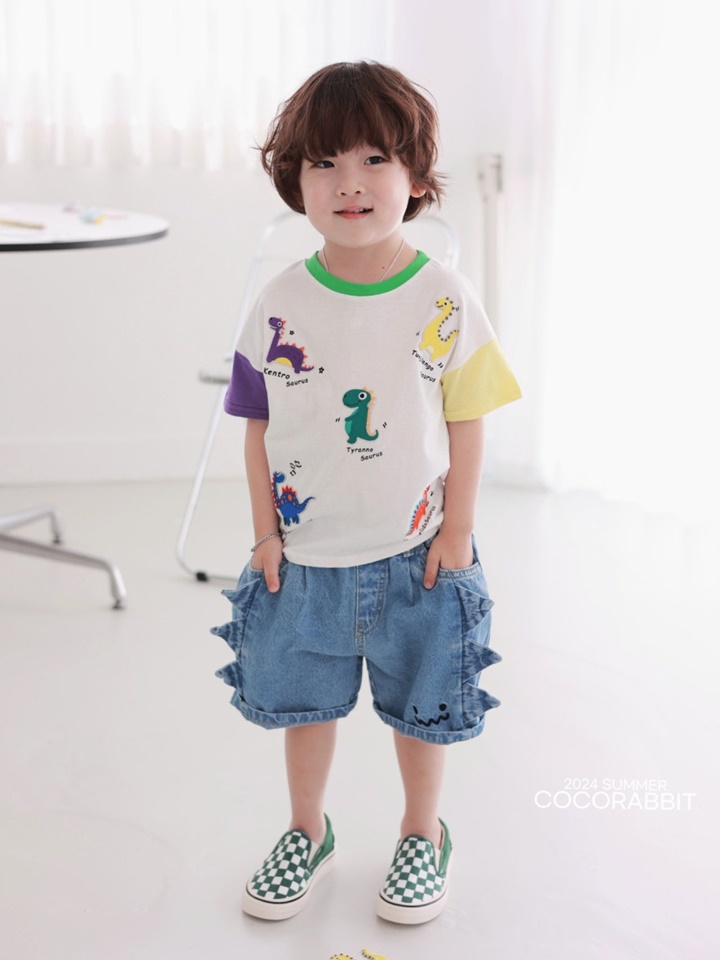 Dino Embroidery Tee