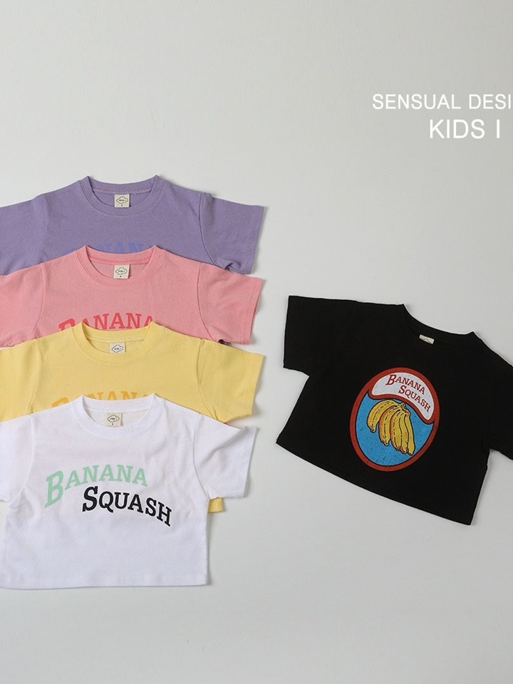 1+1 Banana Crop Tee