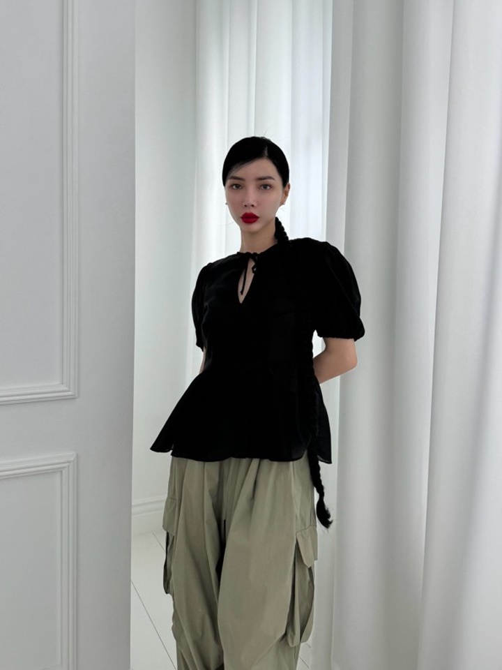 Silk See Through Blouse