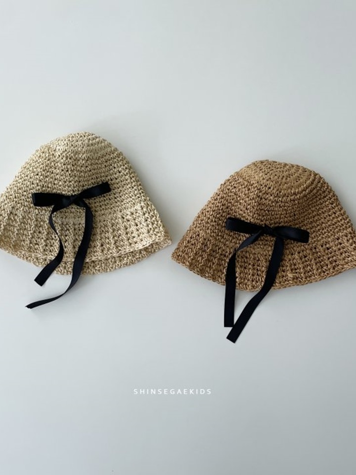 Knit Jisa Ribbon Bucket Hat