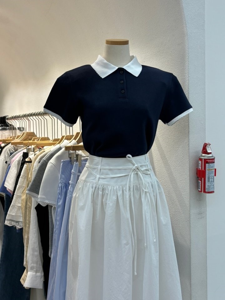 Collar Color Tee
