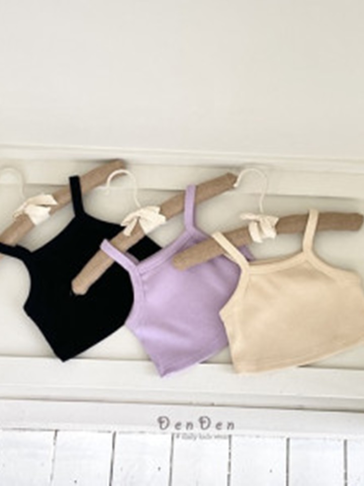 Crop Rib Sleeveless Tee