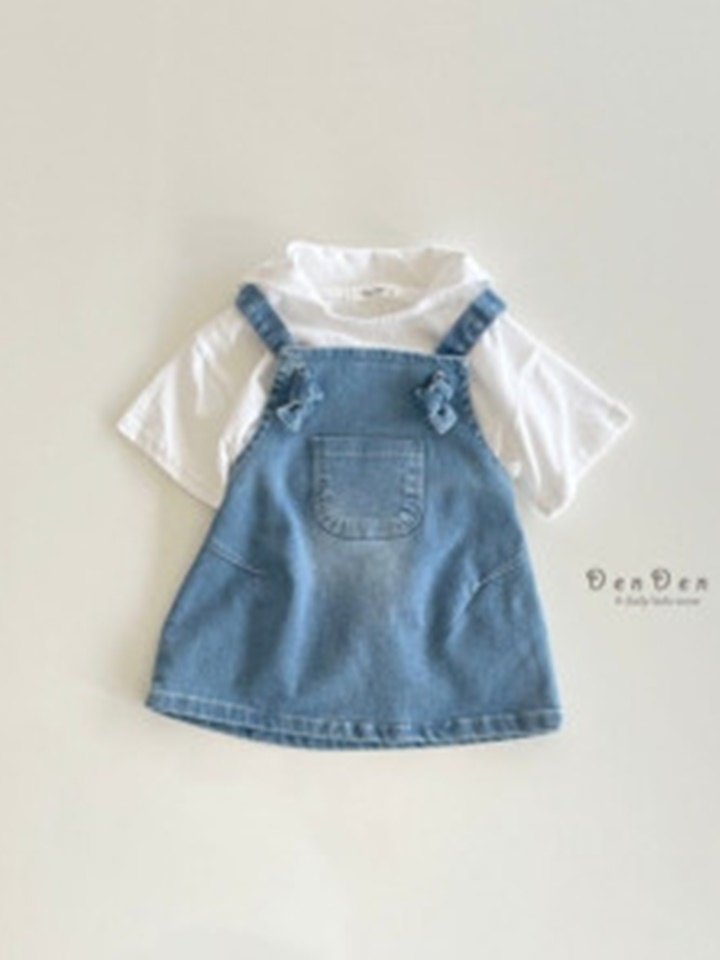 Bon Bon Dungarees Denim Skirt