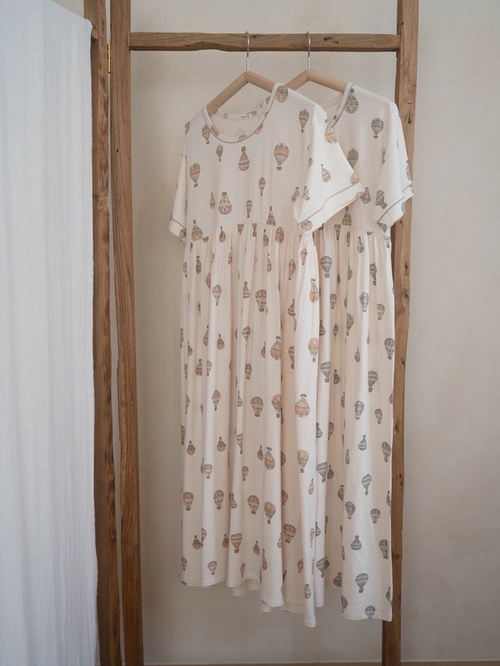 Mom Hot Air Balloon One-Piece