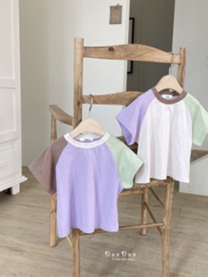 Short Sleeve Color Raglan Tee