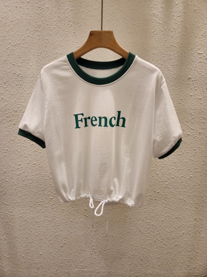 French Crop Tee