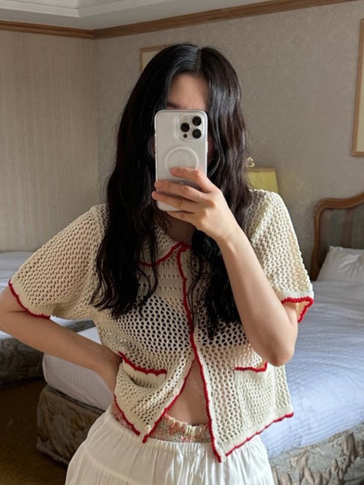 Adult Tree Knit Cardigan